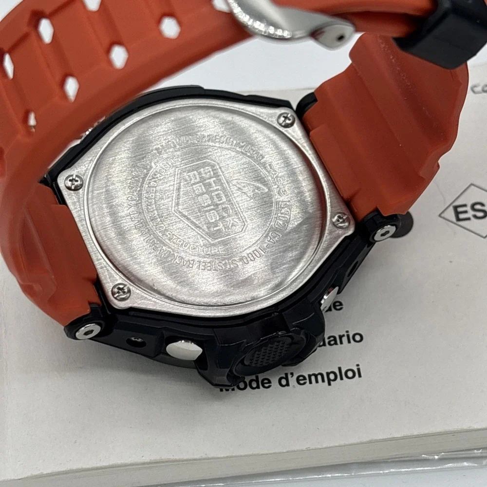 CASIO‎ GA-1000-4A G-SHOCK SKY COCKPIT Quartz Orange Black